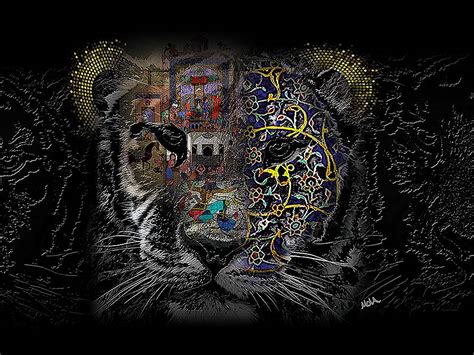 Tiger Canvas Art By Mona Niko Mona Niko Gallery