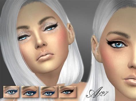 The Sims Resource Crystals Eyeliner By Altea127 • Sims 4 Downloads