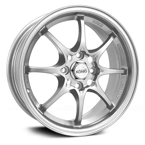 Konig Helium Wheels Silver Rims