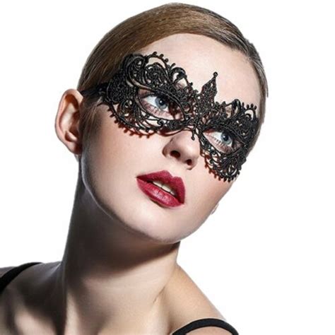Black Lace Mask Sexy Masquerade Eye Face Eyemask Women Party Halloween
