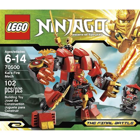 January 2013 Lego Ninjago 70500 Kais Fire Mech New And Sealed Great