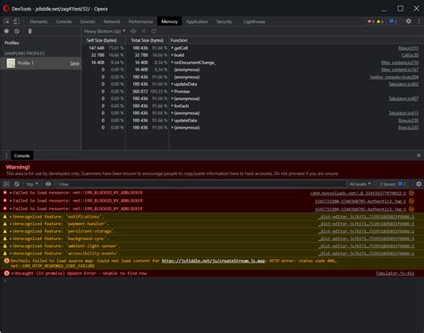 Updatedata Function Consumes All The Available Memory