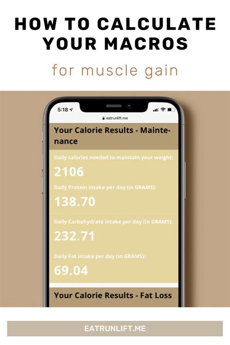How To Calculate Your Macros For Muscle Gain Calorie Calculator Eat