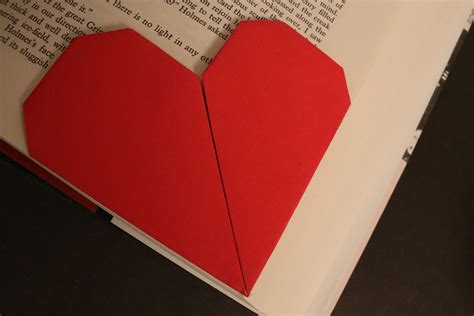 How To Make Origami Heart Bookmarks Instructables
