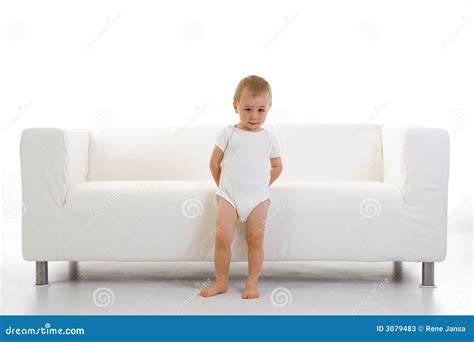 Child And Sofa Stock Image Image Of Child Adorable Furnishing 3079483