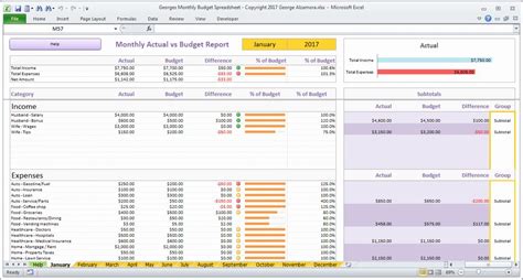 Monthly Budget Worksheet Excel Beautiful Home Bud Spreadsheet Excel Bud