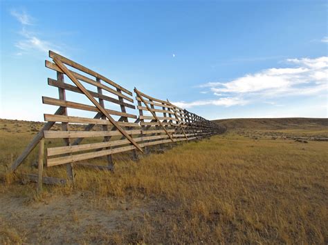 Wyoming Snow Fence Without The Snowat Sundown Laura Hermann