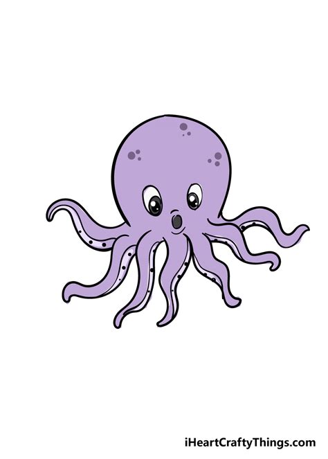 Easy To Draw Octopus