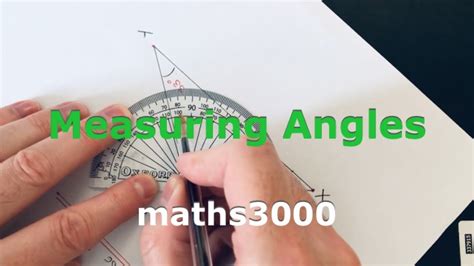 How To Measure Angles Inside A Shape Using A Protractor Youtube