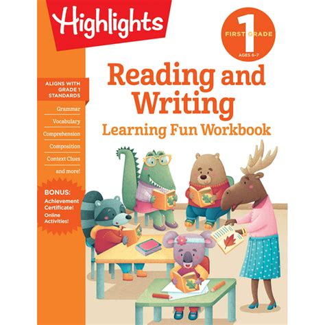 Highlights Learning Fun Workbooks First Grade Reading And Writing