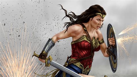 Wonder Woman Painting Art 4k Wonder Woman Wallpapers Superheroes