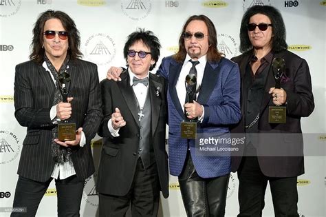 Inductees Paul Stanley Peter Criss Gene Simmons And Ace Frehley Of