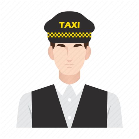 Cab Driver Job Man Occupation People Taxi Icon Download On
