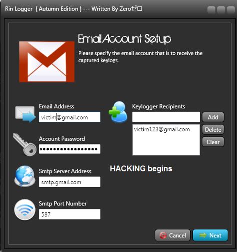 How To Hack Gmail Account Password Usin Rin Logger Manis Software
