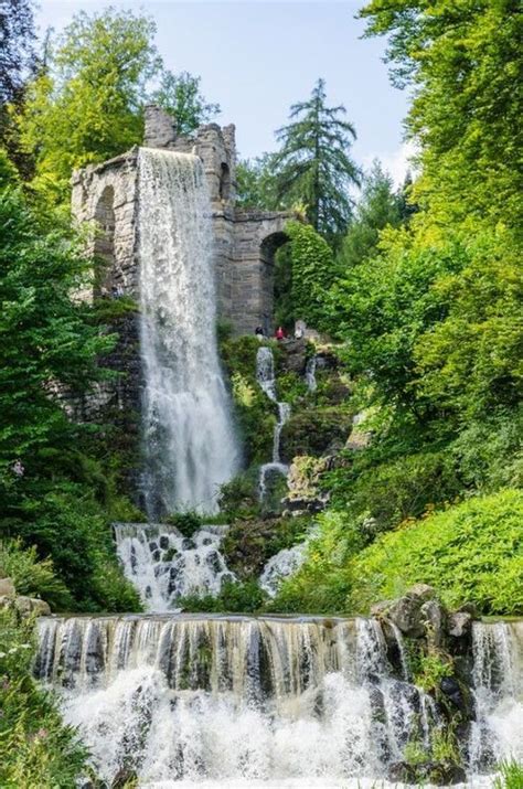 Waterfall Castle Kassel Germany Photo Via Besttravelphotos Visit