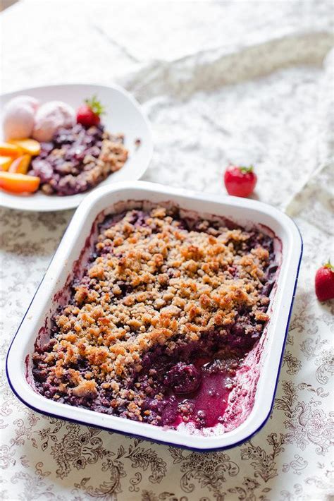 They're rich & fudgy, and incredibly decadent. Coconut Flour Summer Fruit Crisp | the whinery | Fruit ...