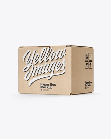 Download Kraft Paper Box Mockup | Exclusive Mockups