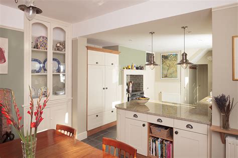 Height standards for upper kitchen cabinets. Combining Base, Wall and Full-Height Units in Solid Oak ...