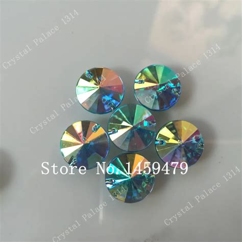 shining beads new product rhinestones satellite flatback acrylic 100pcs 16mm light blue crystal