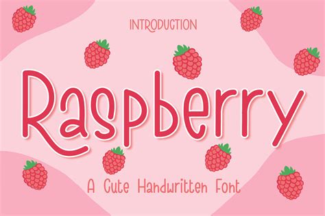 Raspberry Font By Goodmoodtype · Creative Fabrica