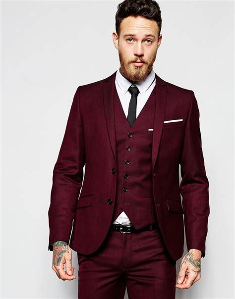 Daniel and lade ensures that all grooms, best man and groomsmen are well suited for their wedding day providing nothing but groom inspiration to other afro caribbean grooms. Burgundy Men Suits | Wedding suits groom, Burgundy suit ...