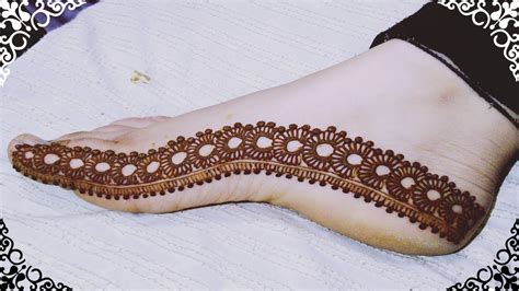 Feet Mehndi Design Simple Floral Feet Mehndi Design Diy Henna 2017