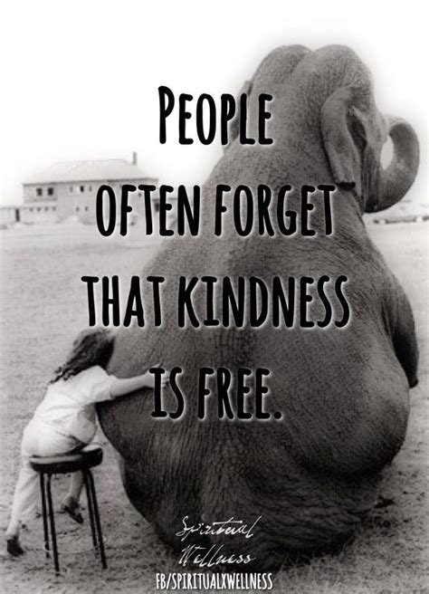 People Often Forget That Kindness Is Free Spiritual Wellness Wise