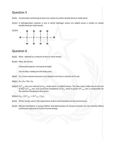 Cxc Chemistry Answers And Support Csec Chemistry June 2019 P2 Full