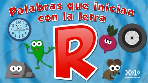 Words That Start With The Letter R For Children In Spanish Videos