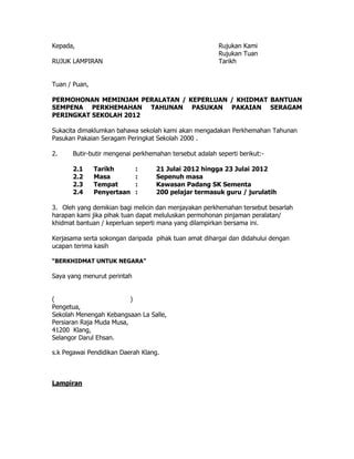 Surat kelulusan | PDF