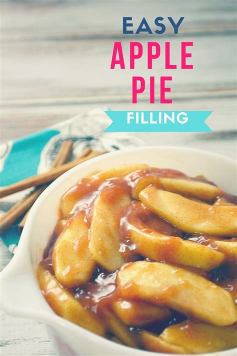 Crazy as it sounds, recipes with canned pie fillings aren't just for making pies. Easy Apple Pie Filling - Pink Cake Plate