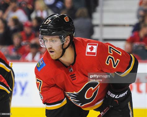 Dougie Hamilton Of The Calgary Flames In Action Against The Winnipeg