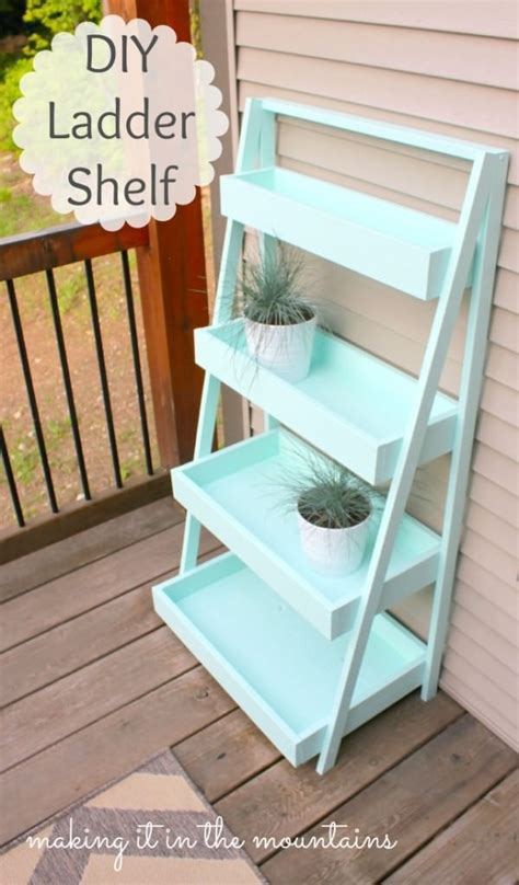 This step by step diy woodworking project is about ladder plant stand plans. DIY Shelves - 18 DIY Shelving Ideas • VeryHom