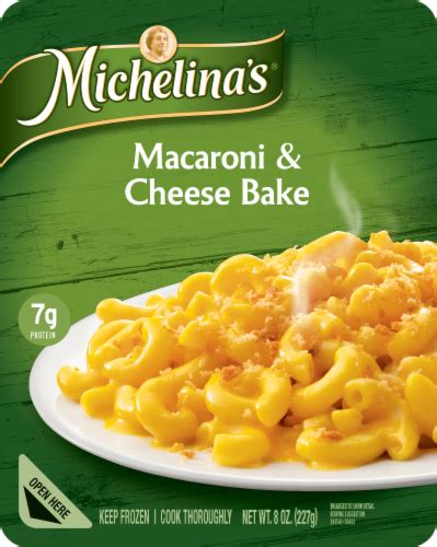 Michelinas Macaroni And Cheese Bake Frozen Meal 8 Oz Frys Food Stores
