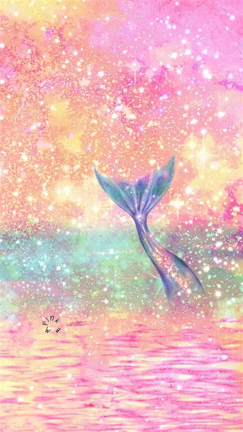 Mermaid Glitter 3d Creative Sparkles Trending Hd Phone Wallpaper