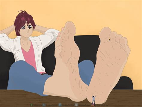 commission kaori feet massage by royalwaffle0u0 on deviantart