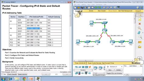 Packet Tracer Calculating And Configuring An Ipv Route My Xxx Hot Girl