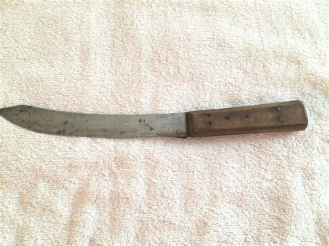 12 Antique I Wilson Sycamore Street Butcher Skinning Knife 7 12