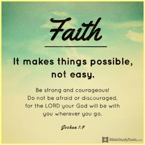 Faith Makes Things Possible Not Easy Your Daily Verse