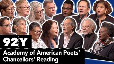 Academy Of American Poets Chancellors Reading Youtube