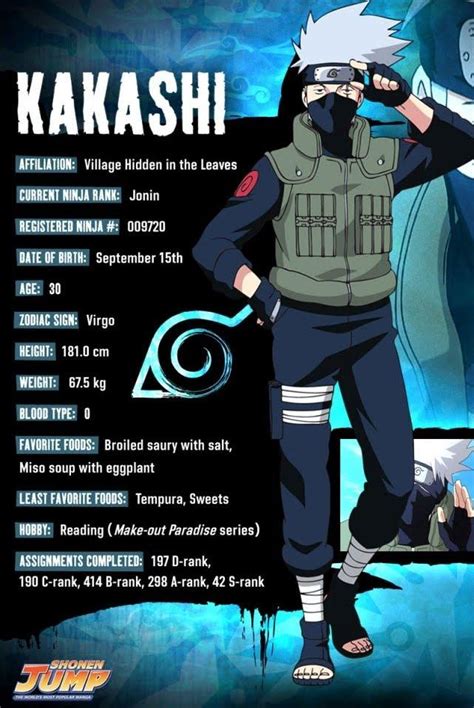 Kakashihatakecf 641×958 Kakashi Naruto Facts Naruto