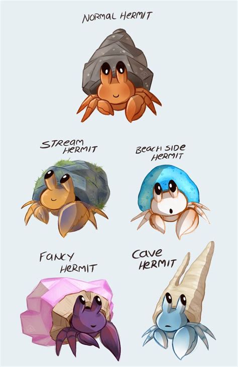 Exzireart “i Love Me Some Hermit Crab Pokemons ” Fakemon