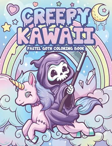 Buy Creepy Kawaii Pastel Goth Coloring Book Cute Horror Spooky Gothic Coloring Pages For Adults