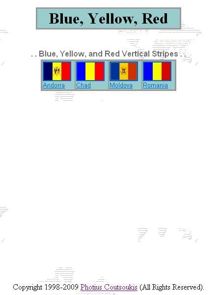 The three bars of yellow, blue and red colour looks equal in the first instance, howvever, the yellow one is little border than the other two so that the ratio of bar widths is 8:9:8. vertical_blue_yellow_red_stripes Flag Identifier Printable ...