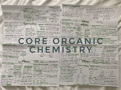 A Level Chemistry Core Organic Chemistry Revision Module 4 Ocr A Etsy Uk