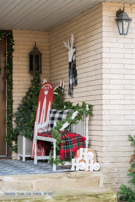 What are some christmas decorations? Decorating Your Front Porch For Christmas - Bigger Than ...