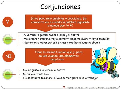 Clases De Conjunciones Y Ejemplos De Cada Una Opciones De Ejemplo