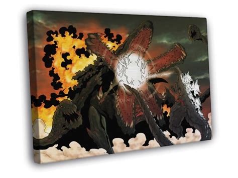 Godzilla Vs Biollante Gojira Tai Biorante Art 20x16 Framed
