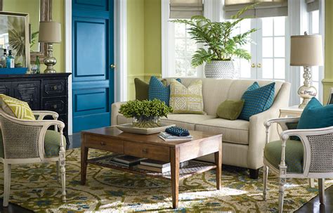 Nautical & coastal living room furniture : Bassett Furniture - Beach Style - Living Room - orlando - by Babette's Furniture