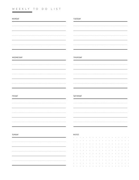 Printable To Do Lists Template Printable Templates Hot Sex Picture